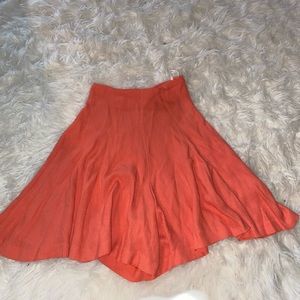 VINTAGE orange tennis style skirt/short